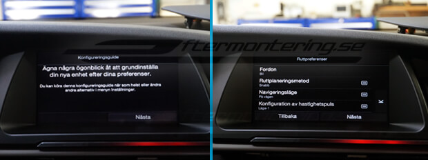 Audi A4 A5 Q5 X701D-A4 Alpine GPS Touch-display installera